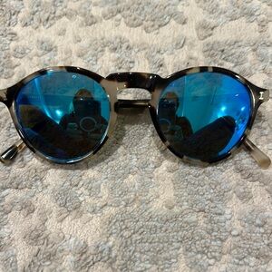 Illesteva Tortoise Sunglasses with Blue Lenses